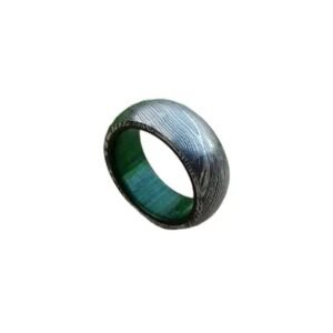Custom Handmade Damascus Steel Ring with Beautiful Gift Box – Personalized Wedding & Anniversary Gift