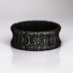 Men's Damascus Steel Ring Gift Set – Modern Comfort Fit with Ancient Forged Style