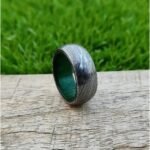 Custom Handmade Damascus Steel Ring with Beautiful Gift Box – Personalized Wedding & Anniversary Gift