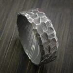 Custom Handmade Damascus Steel Ring with Beautiful Gift Box – Personalized Wedding & Anniversary Gift