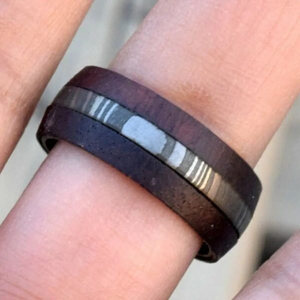 Custom Handmade Damascus Steel Ring with Beautiful Gift Box – Custom Wedding, Personal & Anniversary Gift