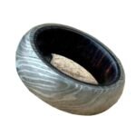 Custom Handmade Damascus Steel Ring with Beautiful Gift Box – Wedding & Anniversary Gift
