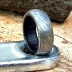 Custom Handmade Damascus Steel Ring with Beautiful Gift Box – Wedding & Anniversary Gift