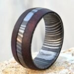 Custom Handmade Damascus Steel Ring with Beautiful Gift Box – Custom Wedding, Personal & Anniversary Gift
