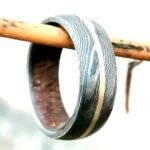 Custom Handmade Damascus Steel Ring with Beautiful Gift Box – Personalized Wedding & Anniversary Gift