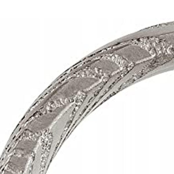 Men’s Damascus Steel Band Ring – Bold Pattern Detail with Polished Interior, Handmade Personalized Anniversary Gift Set