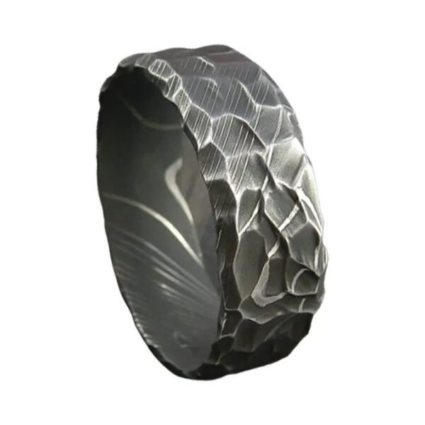 Custom Handmade Damascus Steel Ring with Beautiful Gift Box – Personalized Wedding & Anniversary Gift