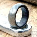 Custom Handmade Damascus Steel Ring with Beautiful Gift Box – Wedding & Anniversary Gift