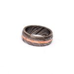 Custom Handmade Damascus Steel Ring with Beautiful Gift Box – Personalized Wedding & Anniversary Gift