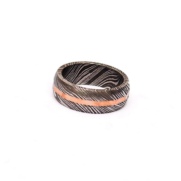 Custom Handmade Damascus Steel Ring with Beautiful Gift Box – Personalized Wedding & Anniversary Gift