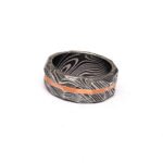 Custom Handmade Damascus Steel Ring with Beautiful Gift Box – Wedding & Anniversary Gift