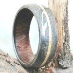 Custom Handmade Damascus Steel Ring with Beautiful Gift Box – Personalized Wedding & Anniversary Gift